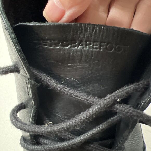 Vivobarefoot Shoes Men 45 EU / US 11.5-12 Black Leather Wild Hide Lace Up Boot - Picture 9 of 13
